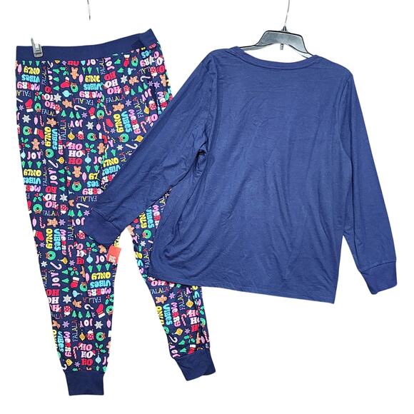 Macy's Family Pajama Set Santa Christmas Holiday Pajamas Set Santa Toss XXL/2X - Picture 2 of 10